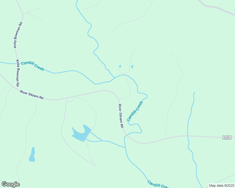 map of restaurants, bars, coffee shops, grocery stores, and more near 1617 River Siloam Road in Siloam
