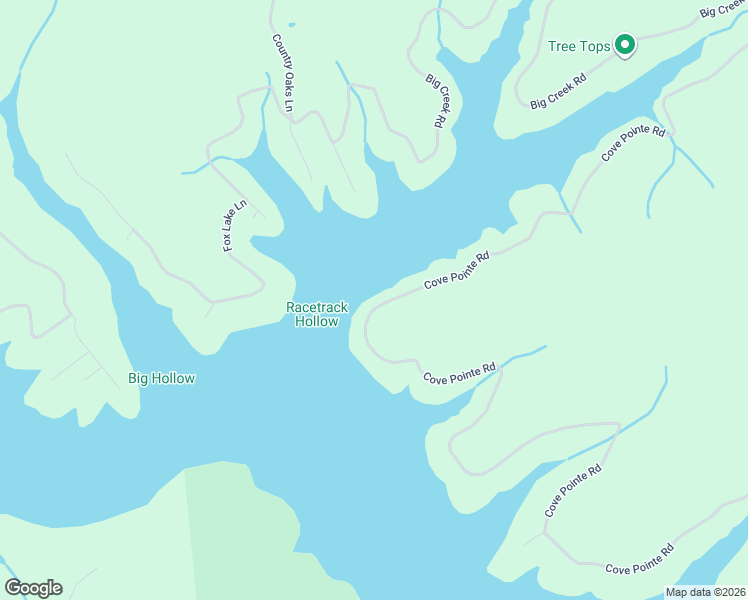map of restaurants, bars, coffee shops, grocery stores, and more near 1847 Cove Pointe Road in LaFollette