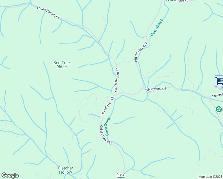 map of restaurants, bars, coffee shops, grocery stores, and more near 337-1805 Laurel Branch Road in Zionville