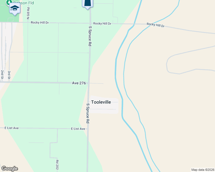 map of restaurants, bars, coffee shops, grocery stores, and more near 602 South Spruce Road in Exeter