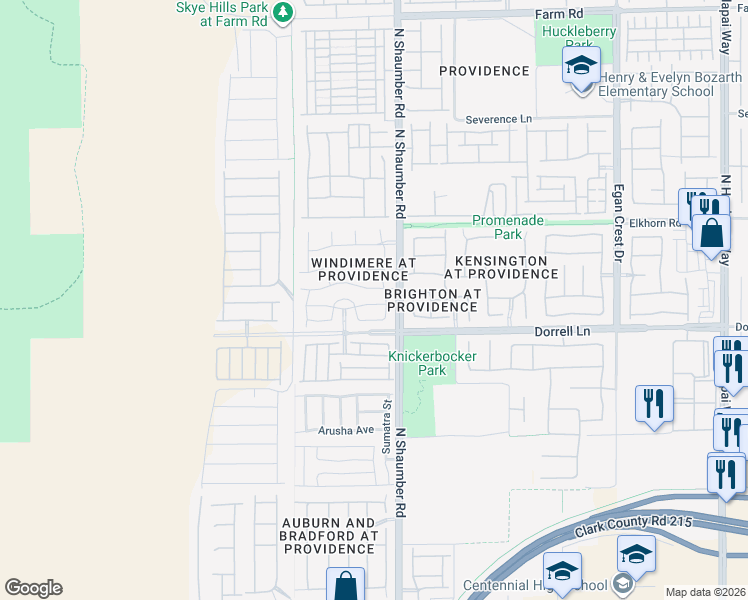 map of restaurants, bars, coffee shops, grocery stores, and more near 10737 Drake Ridge Avenue in Las Vegas