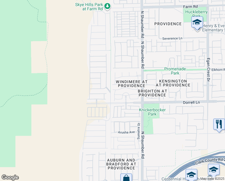 map of restaurants, bars, coffee shops, grocery stores, and more near 10849 Drake Ridge Avenue in Las Vegas