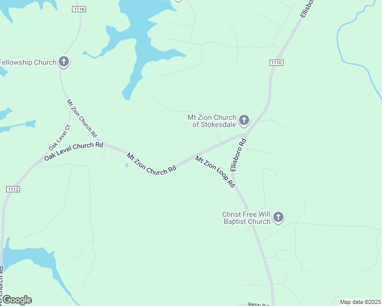map of restaurants, bars, coffee shops, grocery stores, and more near 241 Mount Zion Church Road in Stokesdale