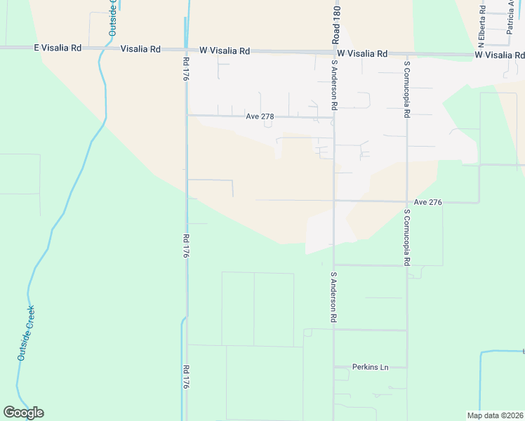 map of restaurants, bars, coffee shops, grocery stores, and more near 601 South Anderson Road in Exeter