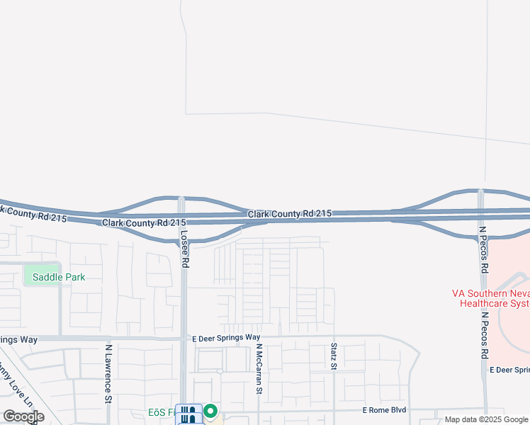 map of restaurants, bars, coffee shops, grocery stores, and more near Bruce Woodbury Beltway in North Las Vegas