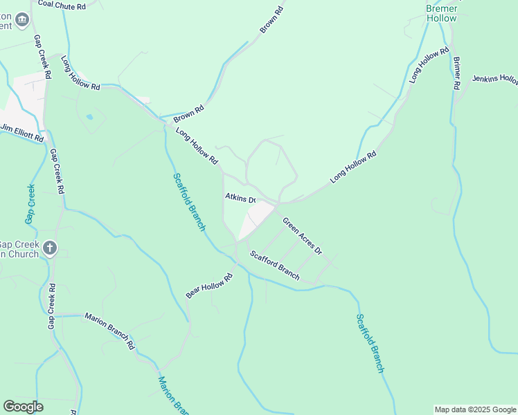 map of restaurants, bars, coffee shops, grocery stores, and more near 107 Mathes Private Drive in Elizabethton