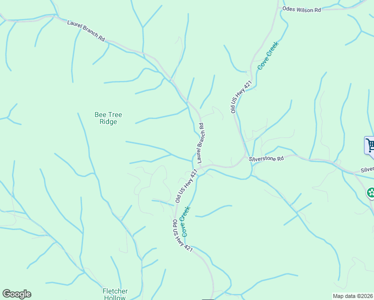 map of restaurants, bars, coffee shops, grocery stores, and more near 337-1805 Laurel Branch Road in Zionville