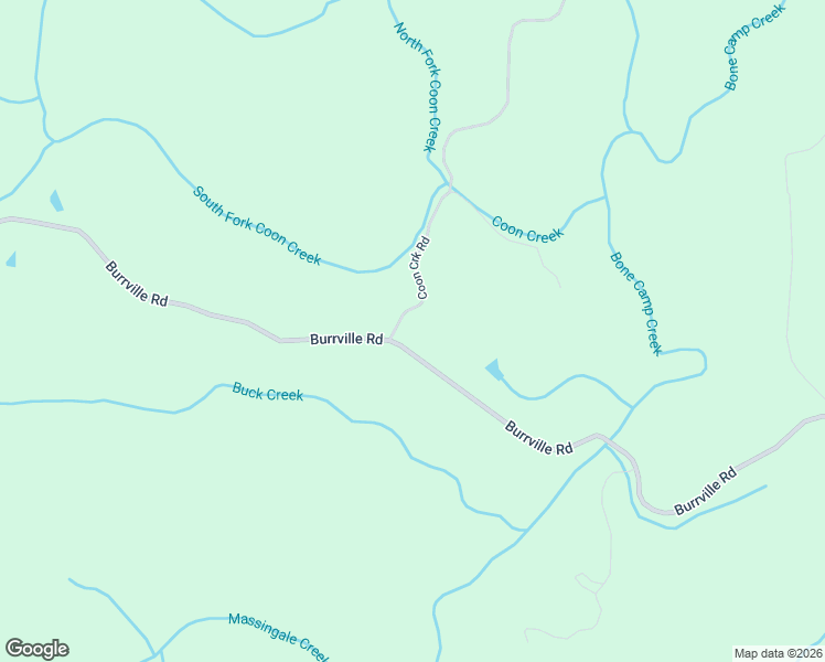 map of restaurants, bars, coffee shops, grocery stores, and more near 112 Coon Creek Road in Sunbright