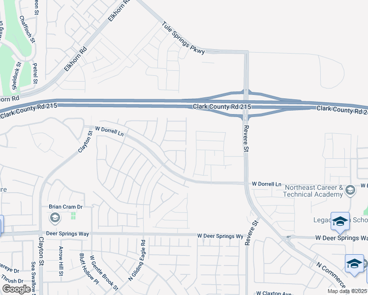 map of restaurants, bars, coffee shops, grocery stores, and more near 1204 Carved Terrace Avenue in North Las Vegas