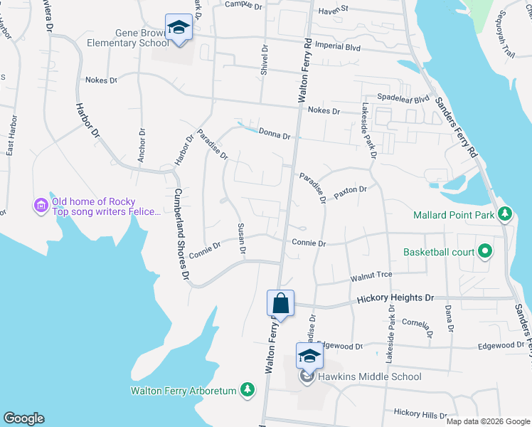 map of restaurants, bars, coffee shops, grocery stores, and more near 111 River Bend Road in Hendersonville