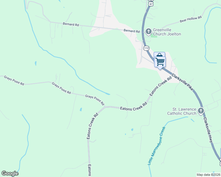 map of restaurants, bars, coffee shops, grocery stores, and more near 4016 Grays Point Road in Nashville