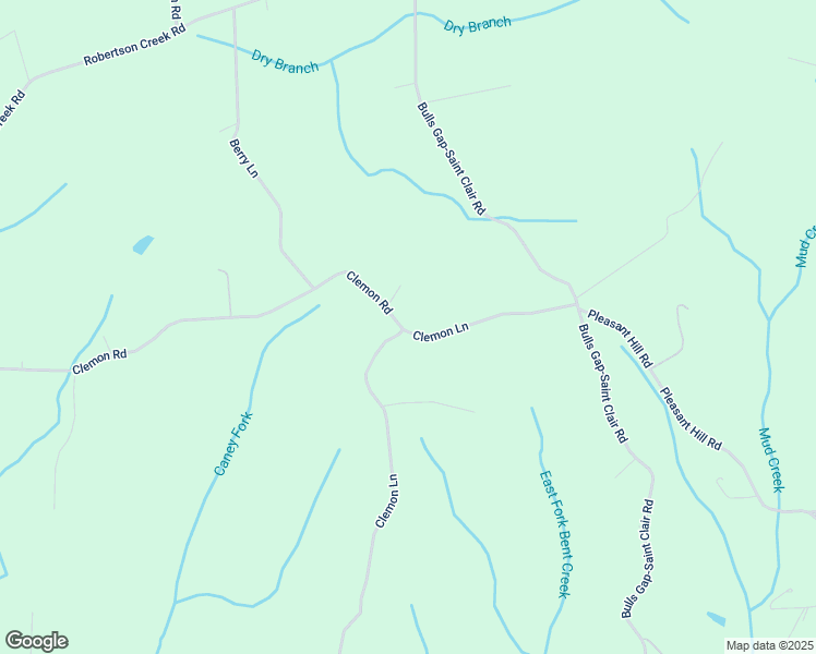 map of restaurants, bars, coffee shops, grocery stores, and more near 112 Clemon Road in Bulls Gap