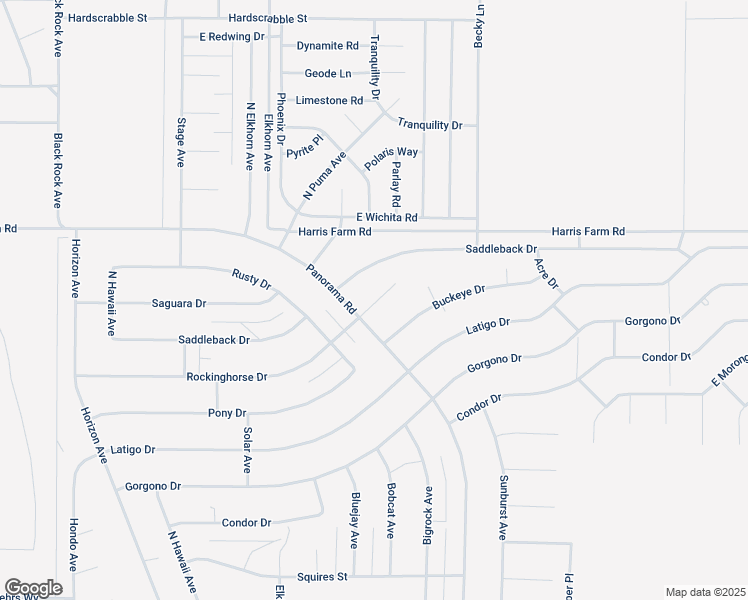 map of restaurants, bars, coffee shops, grocery stores, and more near 1720 Rockinghorse Drive in Pahrump