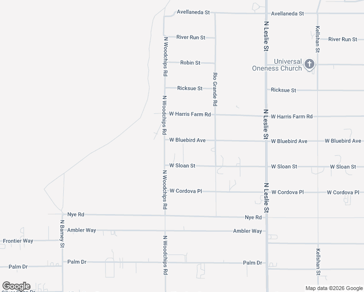 map of restaurants, bars, coffee shops, grocery stores, and more near 2411 West Bluebird Avenue in Pahrump