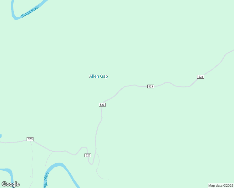 map of restaurants, bars, coffee shops, grocery stores, and more near County Road 523 in Berryville
