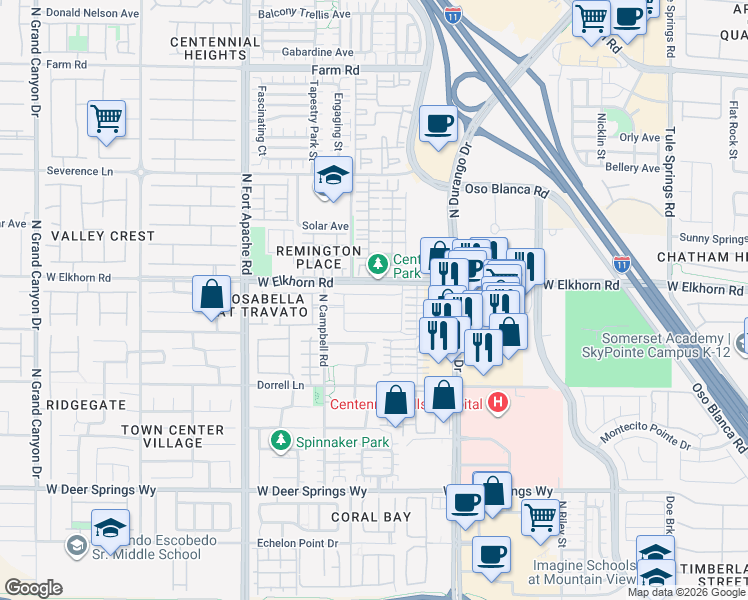 map of restaurants, bars, coffee shops, grocery stores, and more near 8939 Mossy Hollow Avenue in Las Vegas