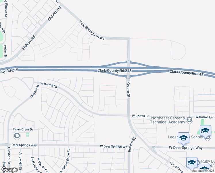 map of restaurants, bars, coffee shops, grocery stores, and more near 1013 Ferodale Avenue in North Las Vegas