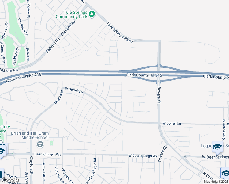 map of restaurants, bars, coffee shops, grocery stores, and more near 1231 Indigo Bluff Avenue in North Las Vegas