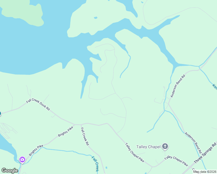 map of restaurants, bars, coffee shops, grocery stores, and more near 1979 Turner Landing Road in Russellville