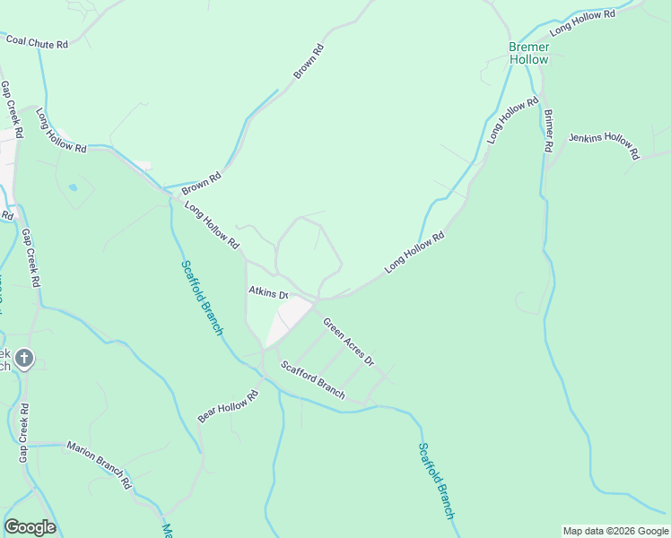 map of restaurants, bars, coffee shops, grocery stores, and more near 118 Mountain View Circle in Elizabethton