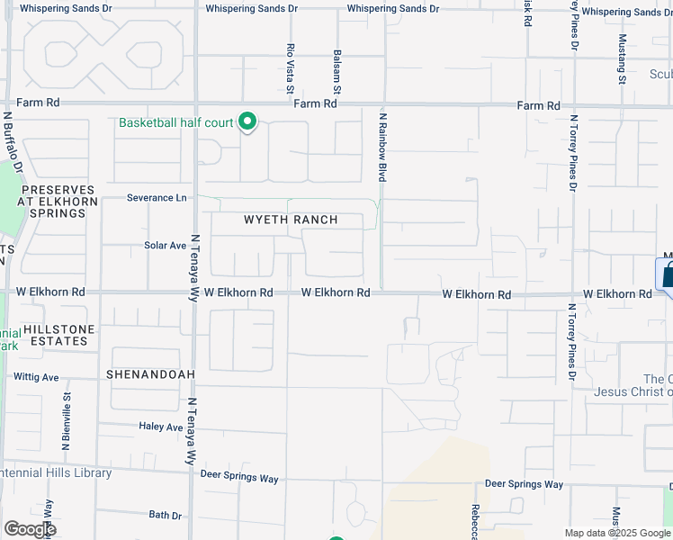 map of restaurants, bars, coffee shops, grocery stores, and more near 6900 May Basket Avenue in Las Vegas