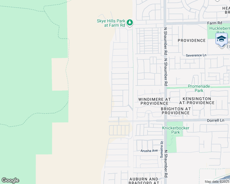 map of restaurants, bars, coffee shops, grocery stores, and more near 10971 Meridian Fields Ave in Las Vegas