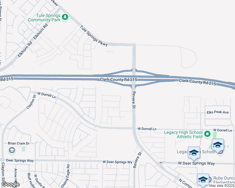 map of restaurants, bars, coffee shops, grocery stores, and more near 958 Ferodale Avenue in North Las Vegas