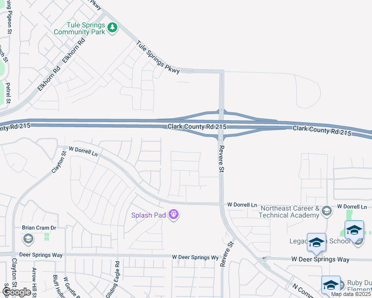 map of restaurants, bars, coffee shops, grocery stores, and more near 1014 Ferodale Avenue in North Las Vegas