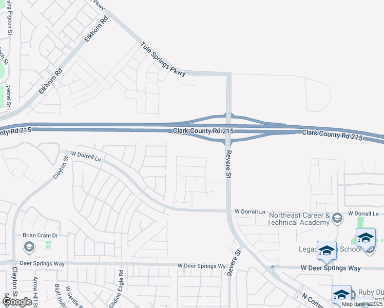 map of restaurants, bars, coffee shops, grocery stores, and more near 1014 Ferodale Avenue in North Las Vegas