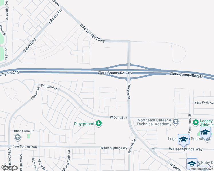 map of restaurants, bars, coffee shops, grocery stores, and more near 1022 Ferodale Avenue in North Las Vegas