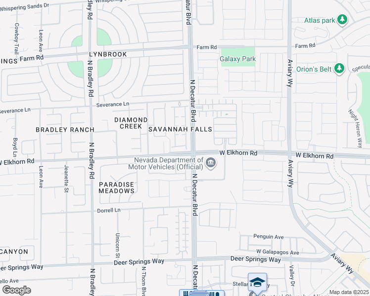 map of restaurants, bars, coffee shops, grocery stores, and more near 4817 Savannah Sky Avenue in Las Vegas