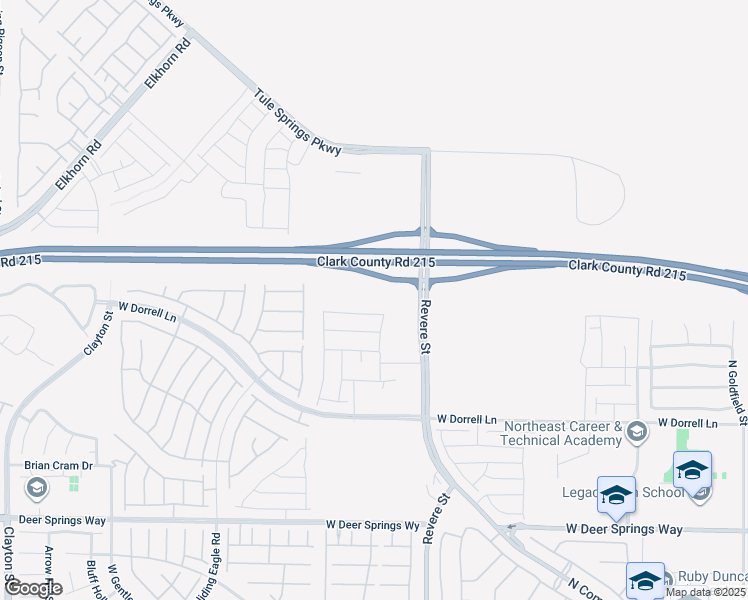 map of restaurants, bars, coffee shops, grocery stores, and more near 7213 Port Stephens Street in North Las Vegas