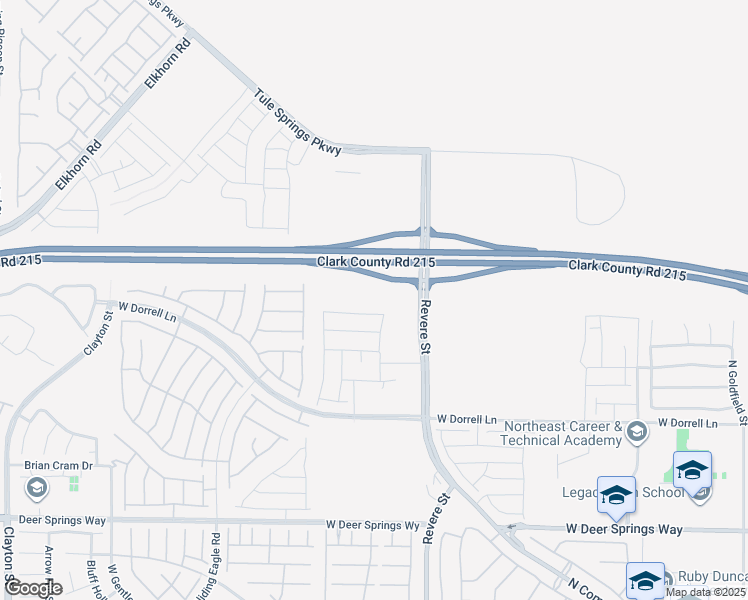 map of restaurants, bars, coffee shops, grocery stores, and more near 7213 Port Stephens Street in North Las Vegas