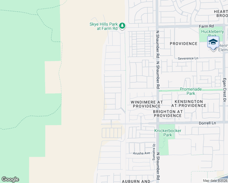 map of restaurants, bars, coffee shops, grocery stores, and more near 10944 Meridian Fields Ave in Las Vegas
