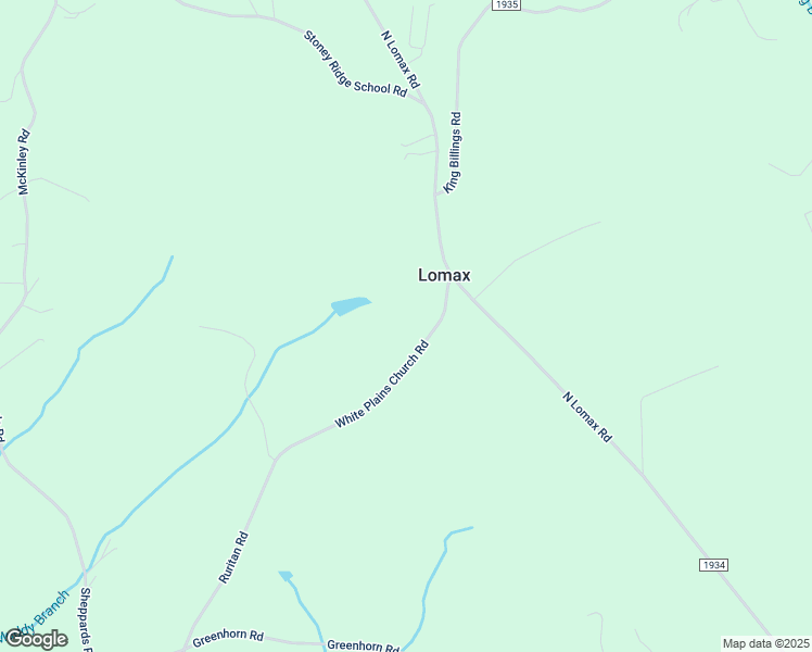 map of restaurants, bars, coffee shops, grocery stores, and more near 1275 North Lomax Road in Roaring River