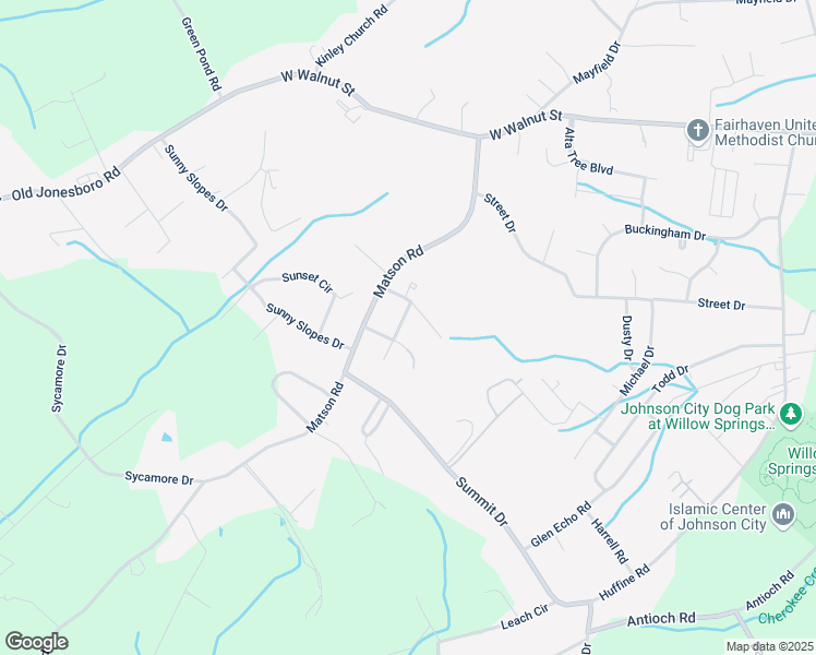 map of restaurants, bars, coffee shops, grocery stores, and more near 108 Gay Street in Jonesborough
