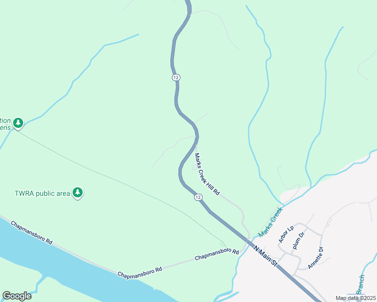 map of restaurants, bars, coffee shops, grocery stores, and more near 1299 Tennessee 12 in Ashland City