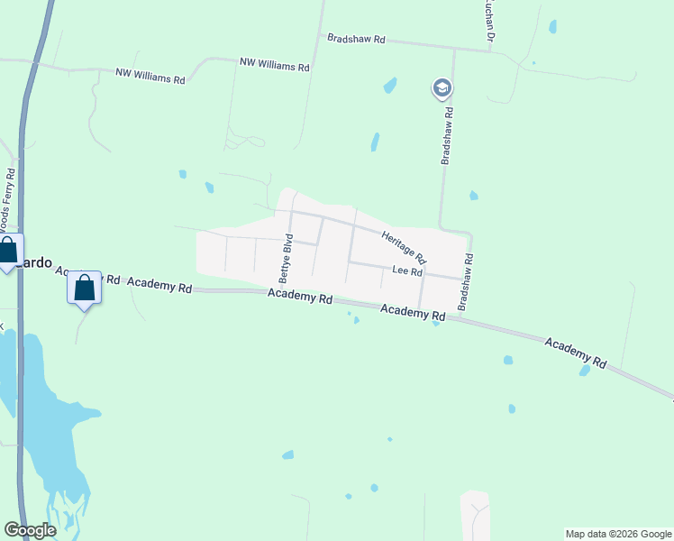 map of restaurants, bars, coffee shops, grocery stores, and more near 511 Lena Way in Lebanon