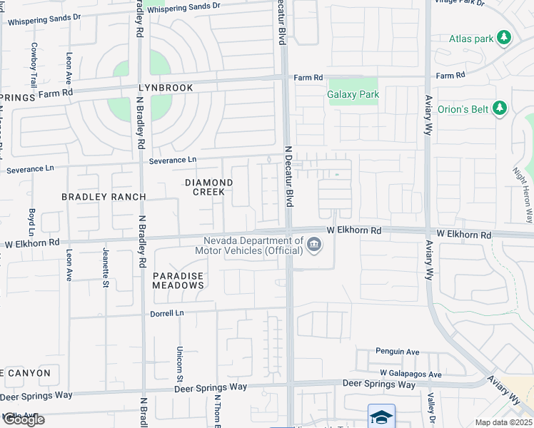 map of restaurants, bars, coffee shops, grocery stores, and more near 7220 Zion Fall Street in Las Vegas