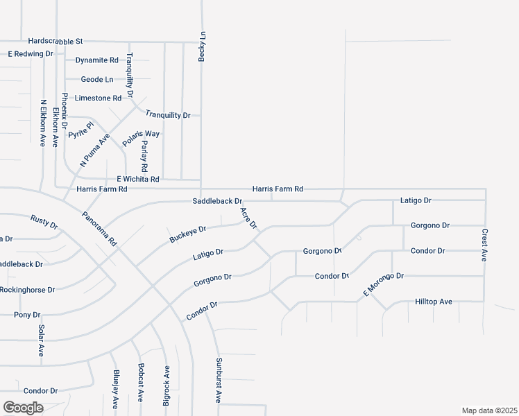 map of restaurants, bars, coffee shops, grocery stores, and more near 2180 Saddleback Drive in Pahrump