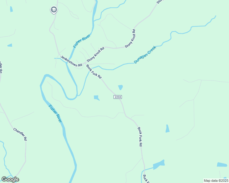 map of restaurants, bars, coffee shops, grocery stores, and more near 1066 Buck Fork Road in Dobson