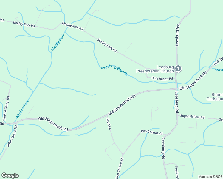 map of restaurants, bars, coffee shops, grocery stores, and more near 2536 Old Stagecoach Road in Jonesborough