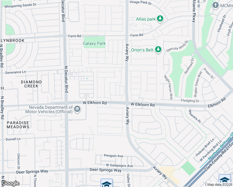 map of restaurants, bars, coffee shops, grocery stores, and more near 7217 Sunray Point Street in North Las Vegas
