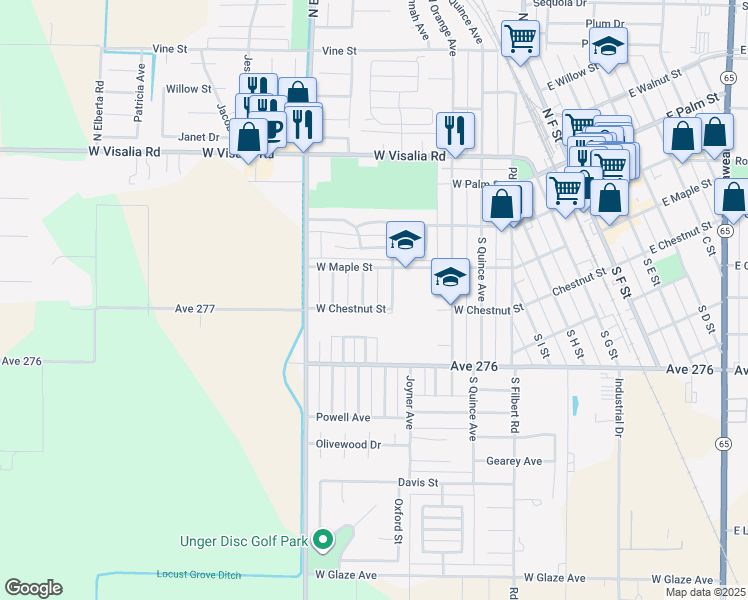 map of restaurants, bars, coffee shops, grocery stores, and more near 261 Waldo Avenue in Exeter