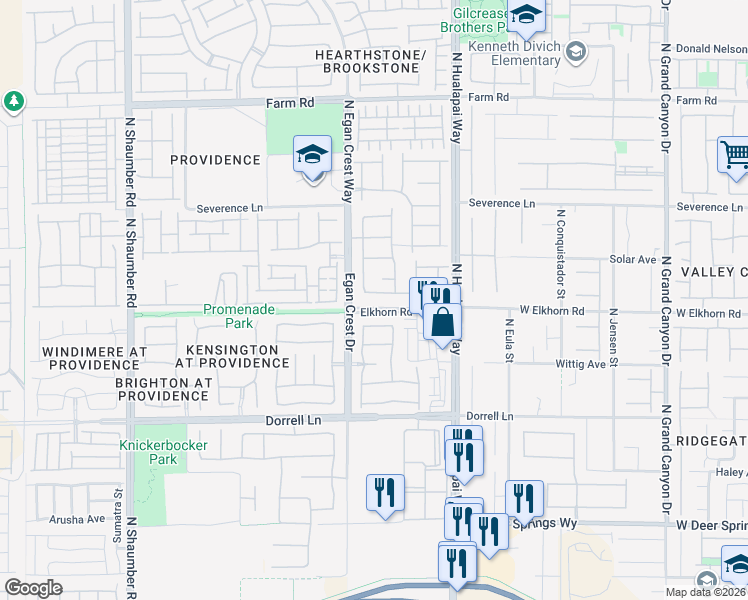map of restaurants, bars, coffee shops, grocery stores, and more near 10239 Dove Row Avenue in Las Vegas