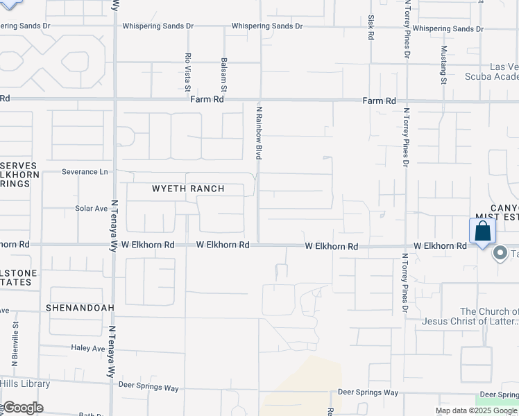map of restaurants, bars, coffee shops, grocery stores, and more near 6798 Solar Avenue in Las Vegas