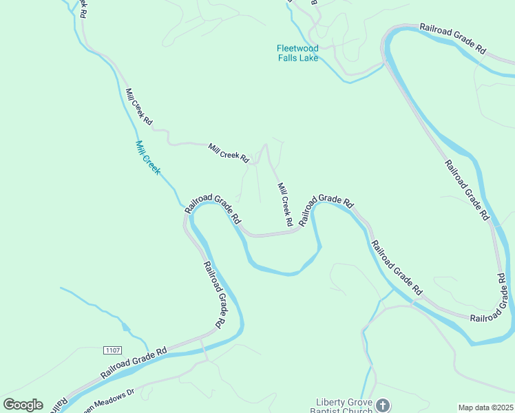 map of restaurants, bars, coffee shops, grocery stores, and more near 1612 Mill Creek Road in Todd
