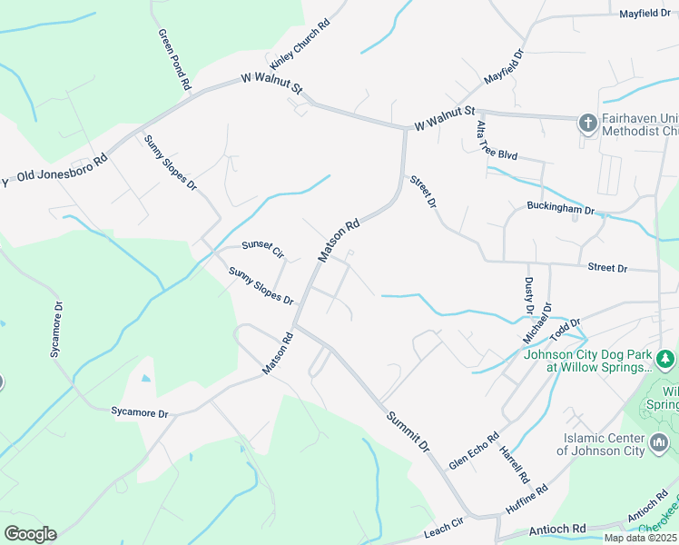 map of restaurants, bars, coffee shops, grocery stores, and more near 109 Gay Street in Jonesborough