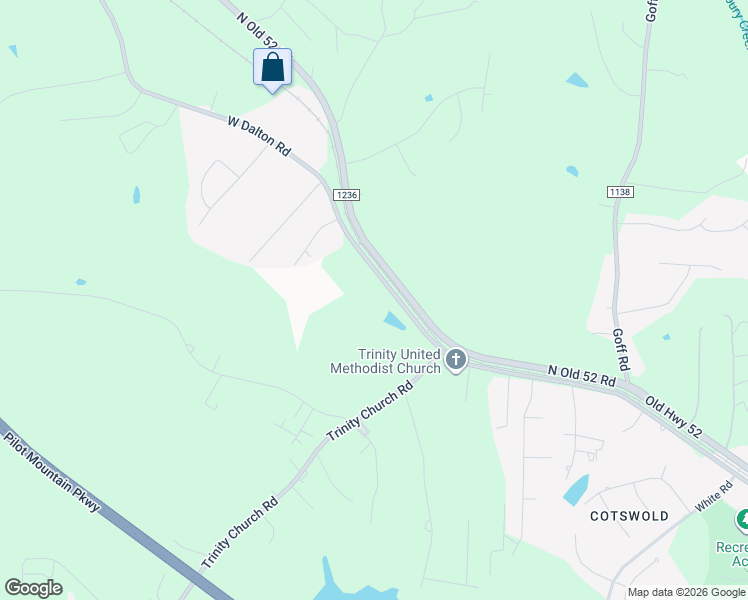 map of restaurants, bars, coffee shops, grocery stores, and more near 825 West Dalton Road in King