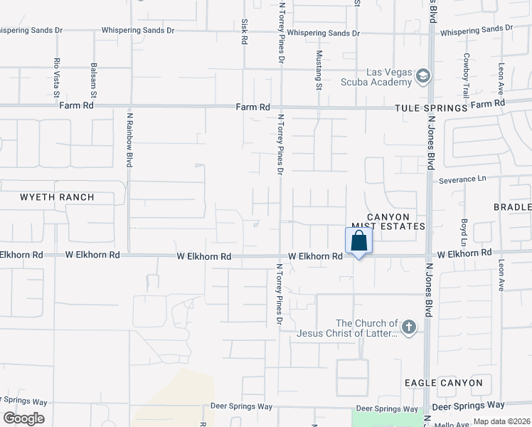 map of restaurants, bars, coffee shops, grocery stores, and more near 7311 Velvet Sky Street in Las Vegas